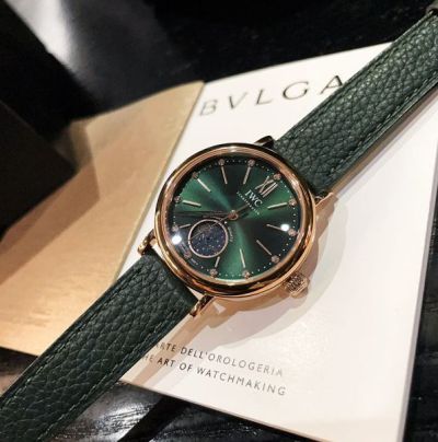 IWC Portofino Lady 34mm Swiss Quartz Movement Sapphire Crystal Glass Rose Gold Case Watch